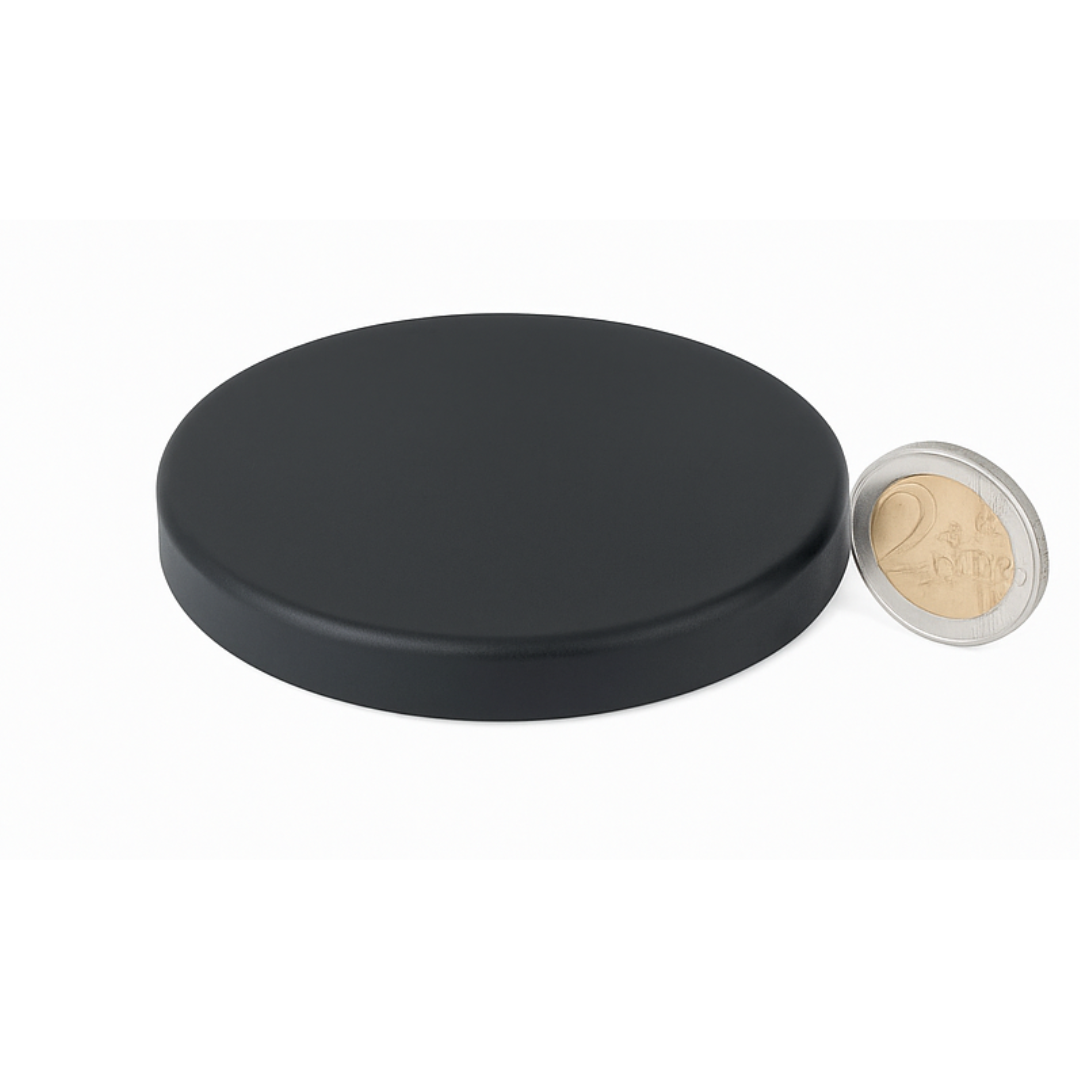 Starker Neodym-Topfmagnet mit Gummierung – Ø66 mm für empfindliche Oberflächen
