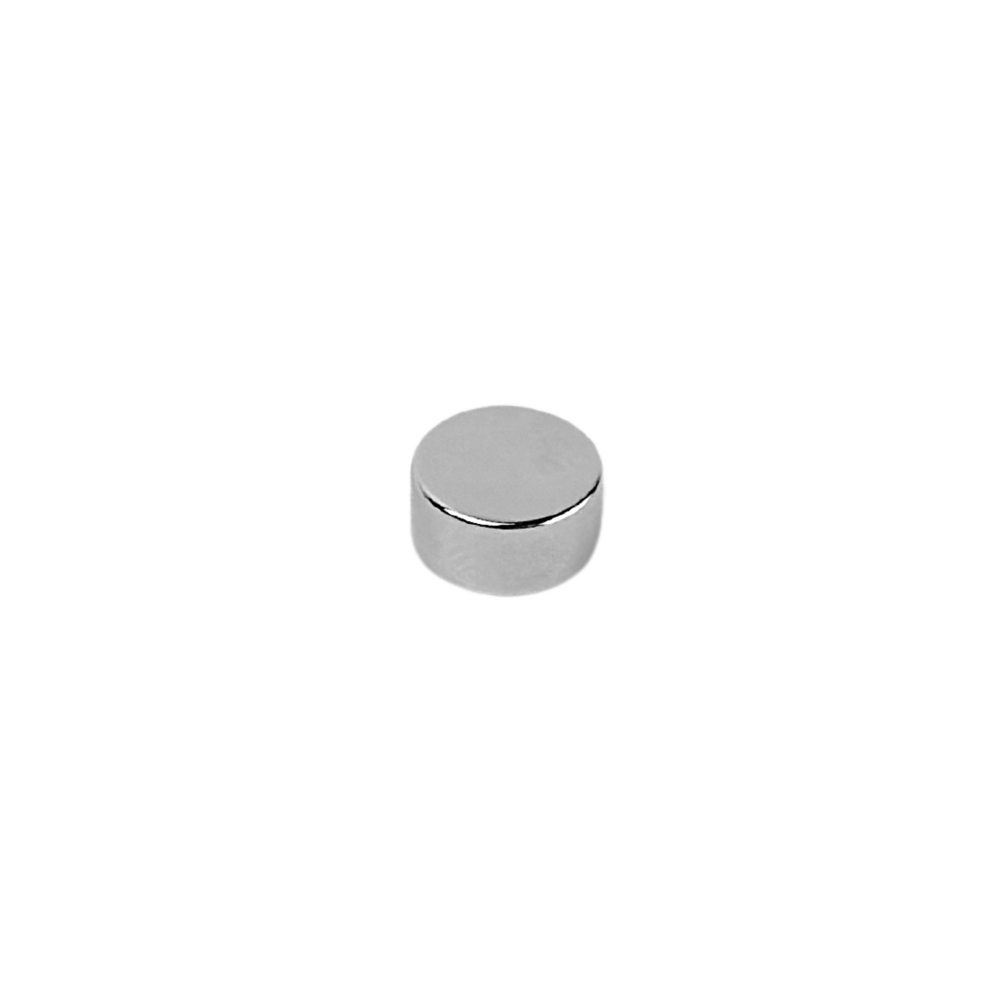 Silberner Scheibenmagnet aus Neodym – 10 mm x 5 mm für vielseitige Anwendungen