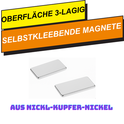 Neodym-Magnet 40x12x1 mm – ideal für präzise Befestigung