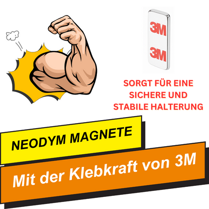 Selbstklebender starker Magnet für Modellbau und Werkstatt