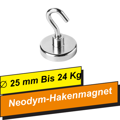 Hochwertiger Topfmagnet mit Haken für den industriellen Einsatz