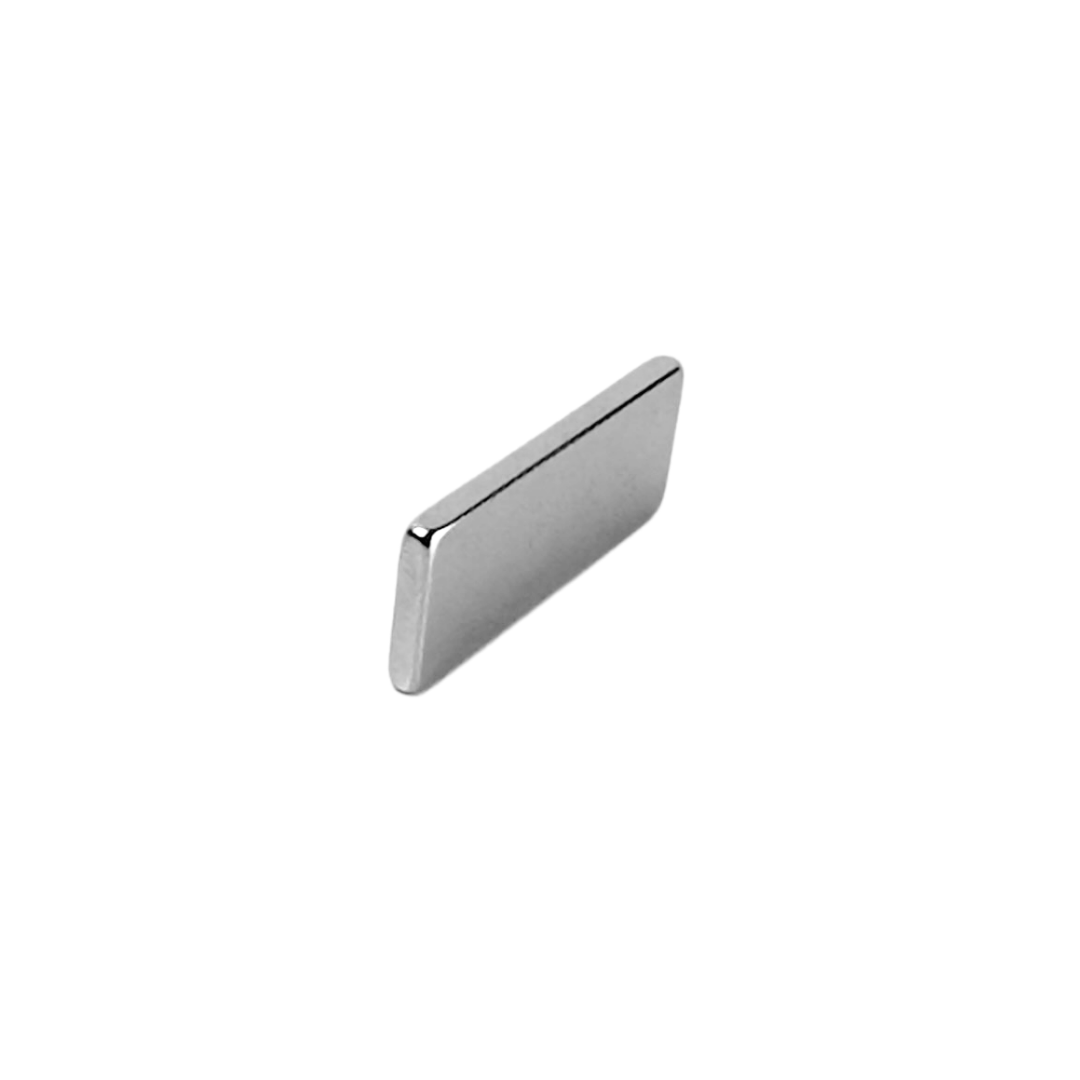 Quadermagnet 25x8x2 mm aus Neodym mit hoher Haftkraft